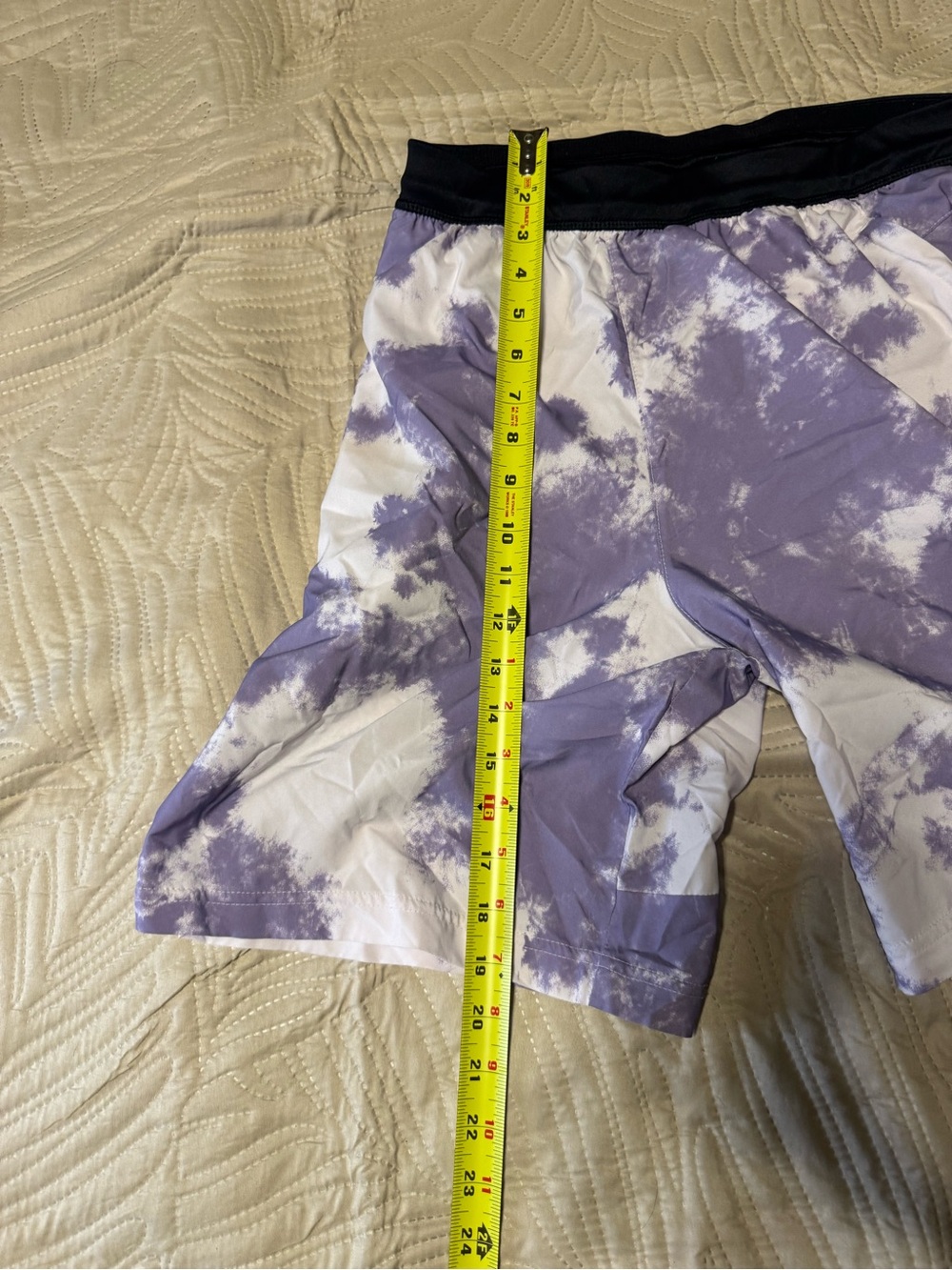 Adidas Purple Tie-Dye Athletic Shorts Sz Medium